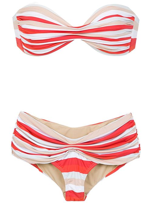 Amir Slama striped bikini - Red