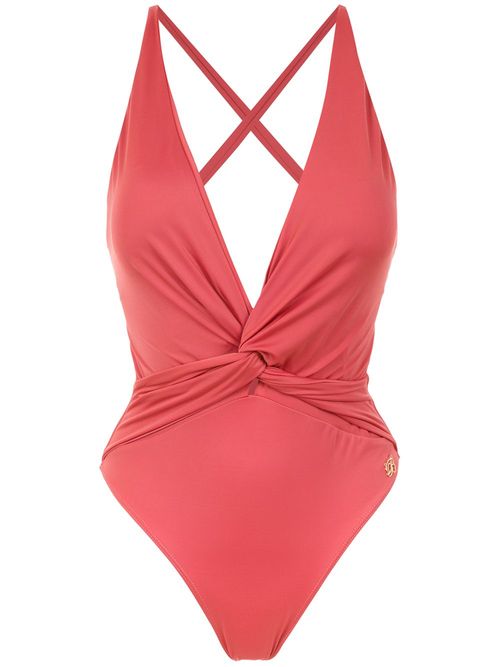 Brigitte v-neck swimsuit -...