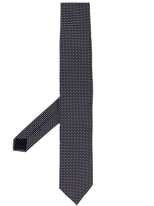 Lardini jacquard tie - Blue