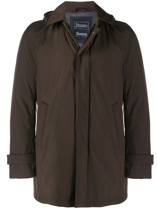 Herno hooded parka coat -...