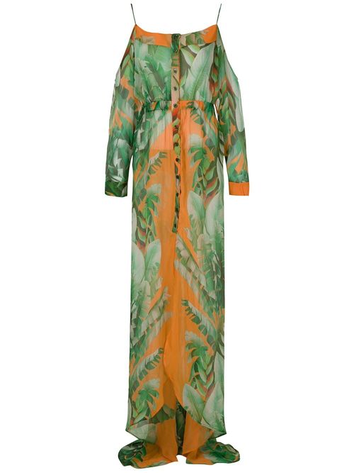 Amir Slama printed maxi silk...