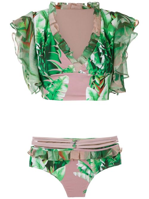 Amir Slama printed crop top...