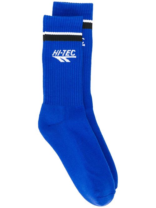 RASSVET ribbed logo socks -...