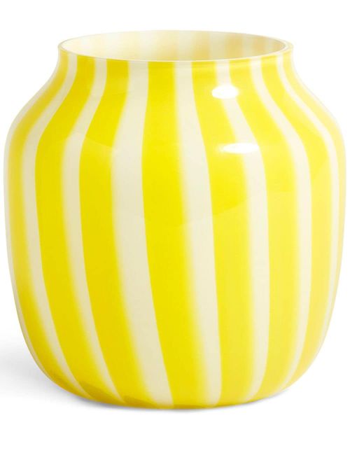 Hay Juice Striped Vase - Blue