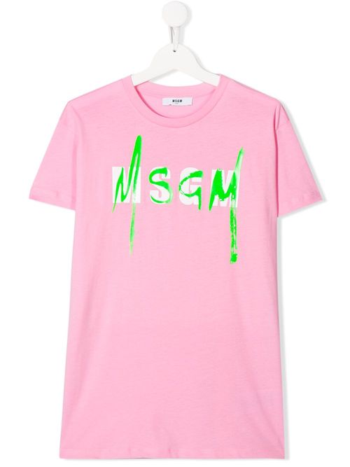 MSGM Kids TEEN logo-print...