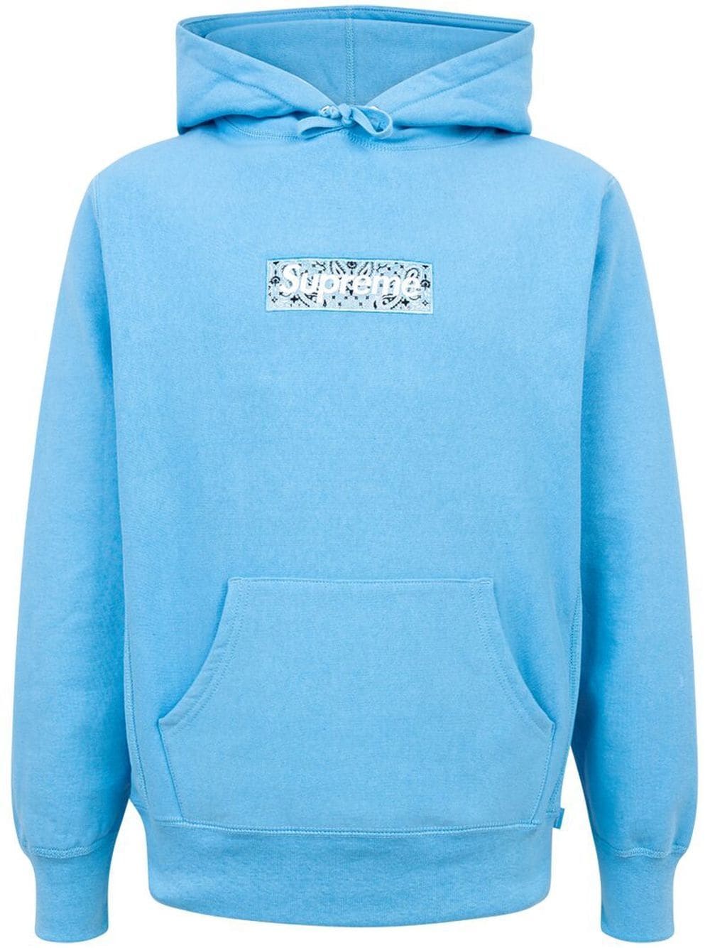 Supreme Bandana Box Logo hoodie - Blue | £821.00 | Mirror Online