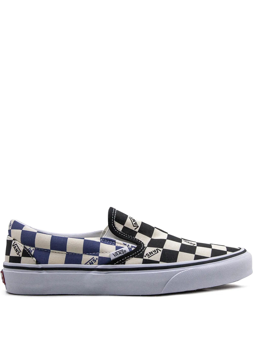 Slip on vans with 2025 flames