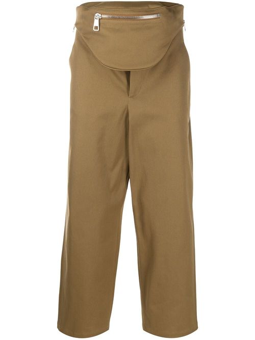 Neil Barrett mid-rise Cropped Trousers - Farfetch