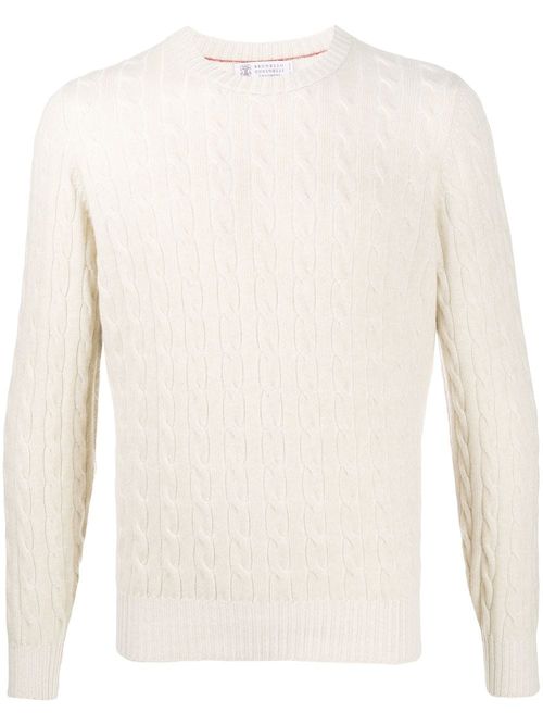 Brunello Cucinelli cable knit...