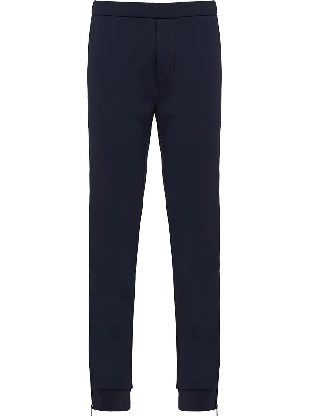prada rubber tag track pants