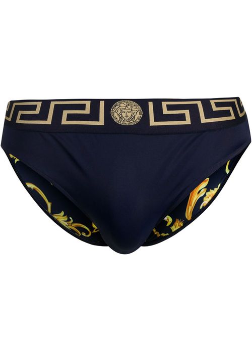 Versace Greca Border Printed Swimming Trunks - Farfetch