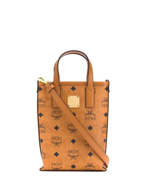 MCM mini Aren tote bag - Brown