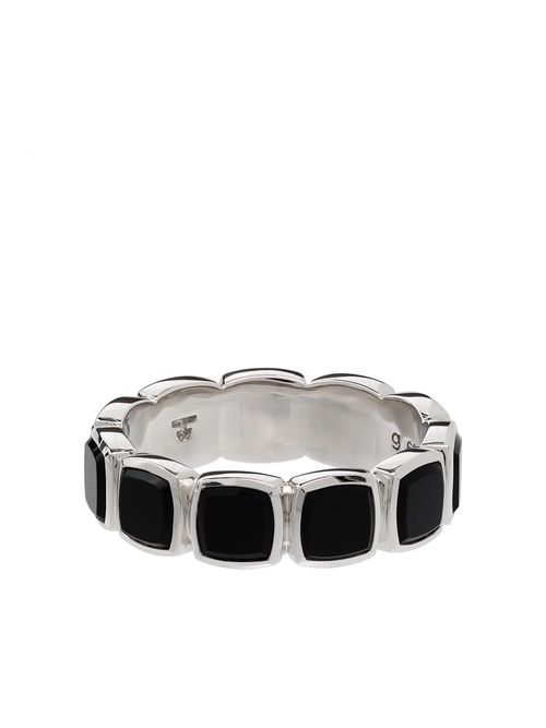 Tom Wood Oval onyx-stone Silver Ring - Farfetch