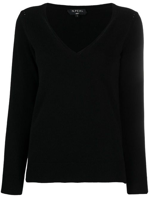 N.Peal V-neck cashmere jumper...