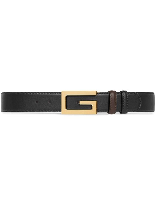 Gucci Square G buckle belt -...