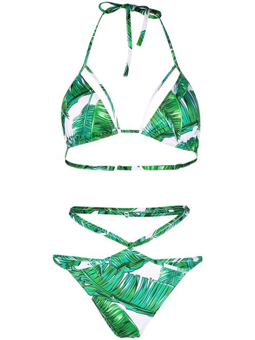 Noire Swimwear jungle-print...