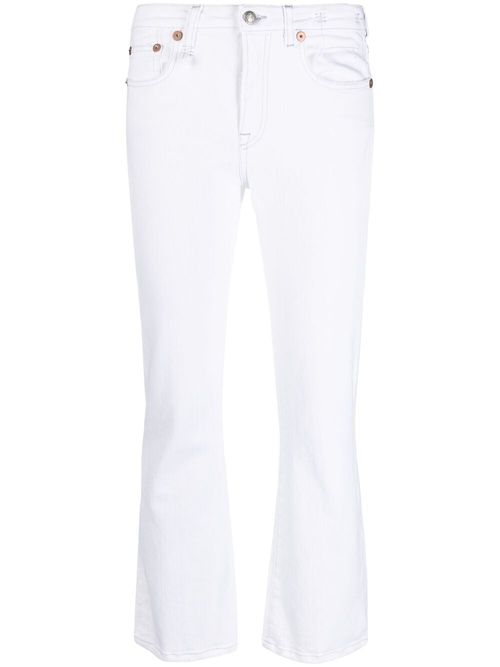 R13 flared cropped jeans -...