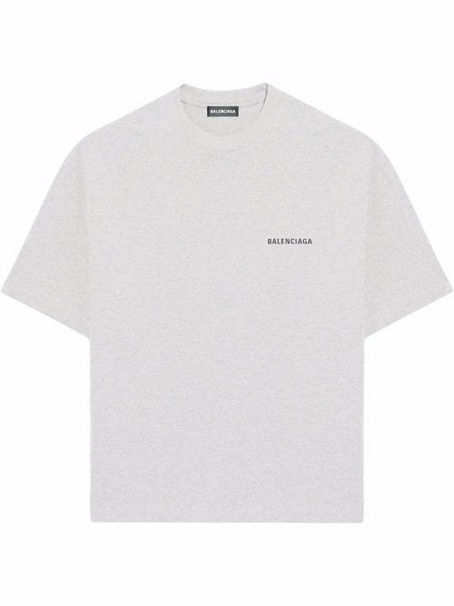 Balenciaga logo-print cotton...