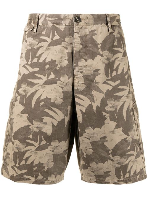 Destin bandana-print Bermuda Shorts - Blue