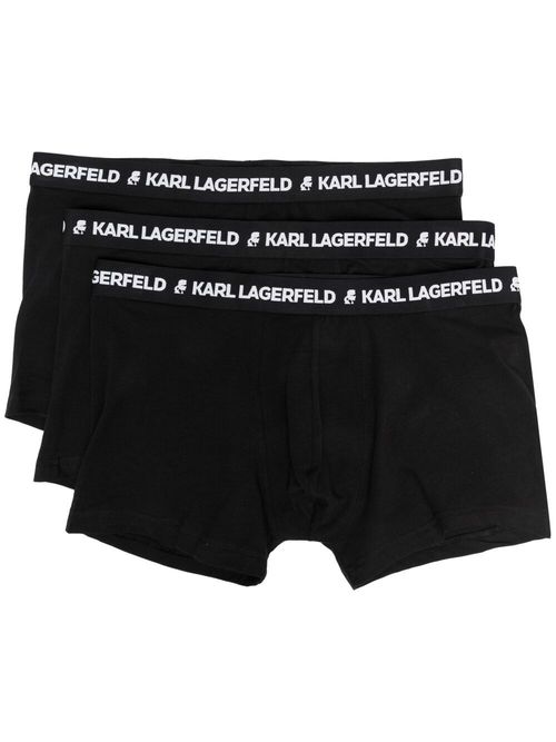 Karl Lagerfeld logo-waistband...