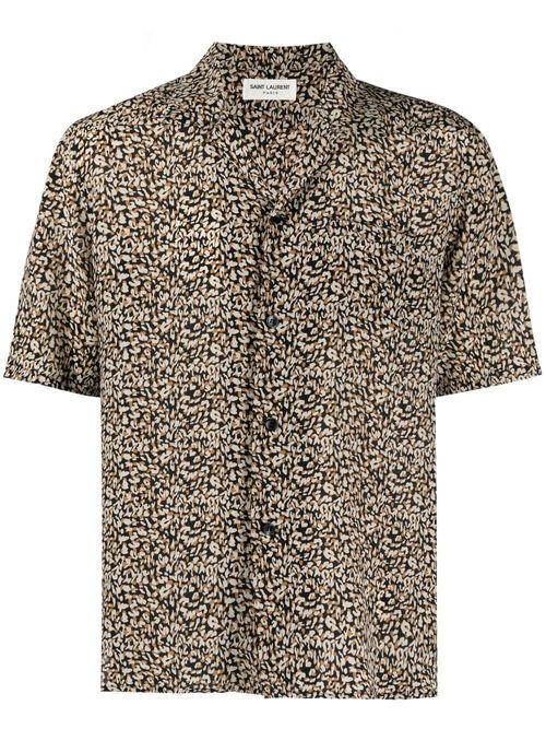 Saint Laurent leopard print...