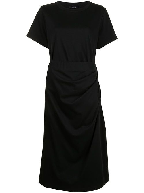 Goen.J cutout-back draped...