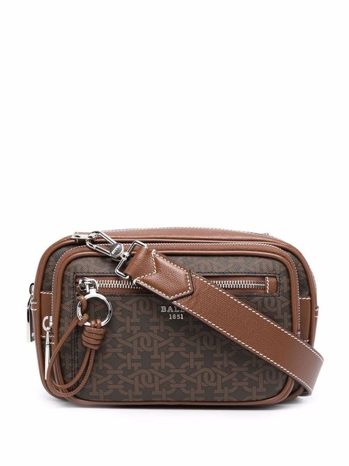 Bally Pennant monogram-pattern Messenger Bag - Farfetch