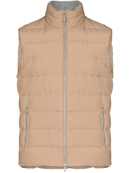 Corduroy Padded Vest by Eleventy