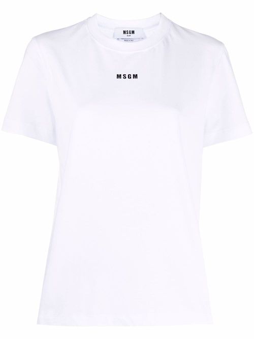 MSGM logo-print short-sleeved...