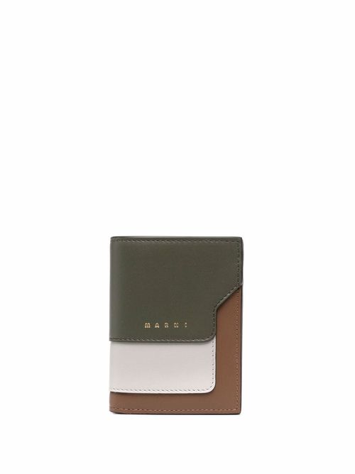 Marni colour-block bifold...