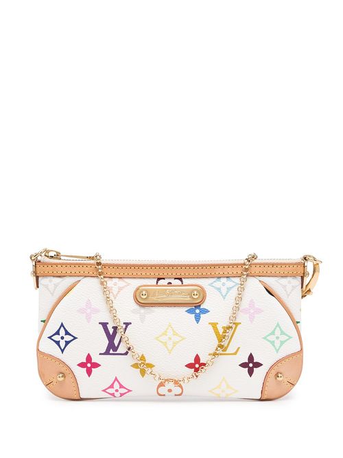 LOUIS VUITTON Monogram Multicolor Pochette Milla MM Pouch