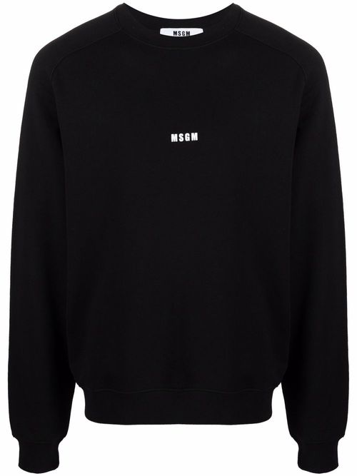 MSGM logo-print sweatshirt -...