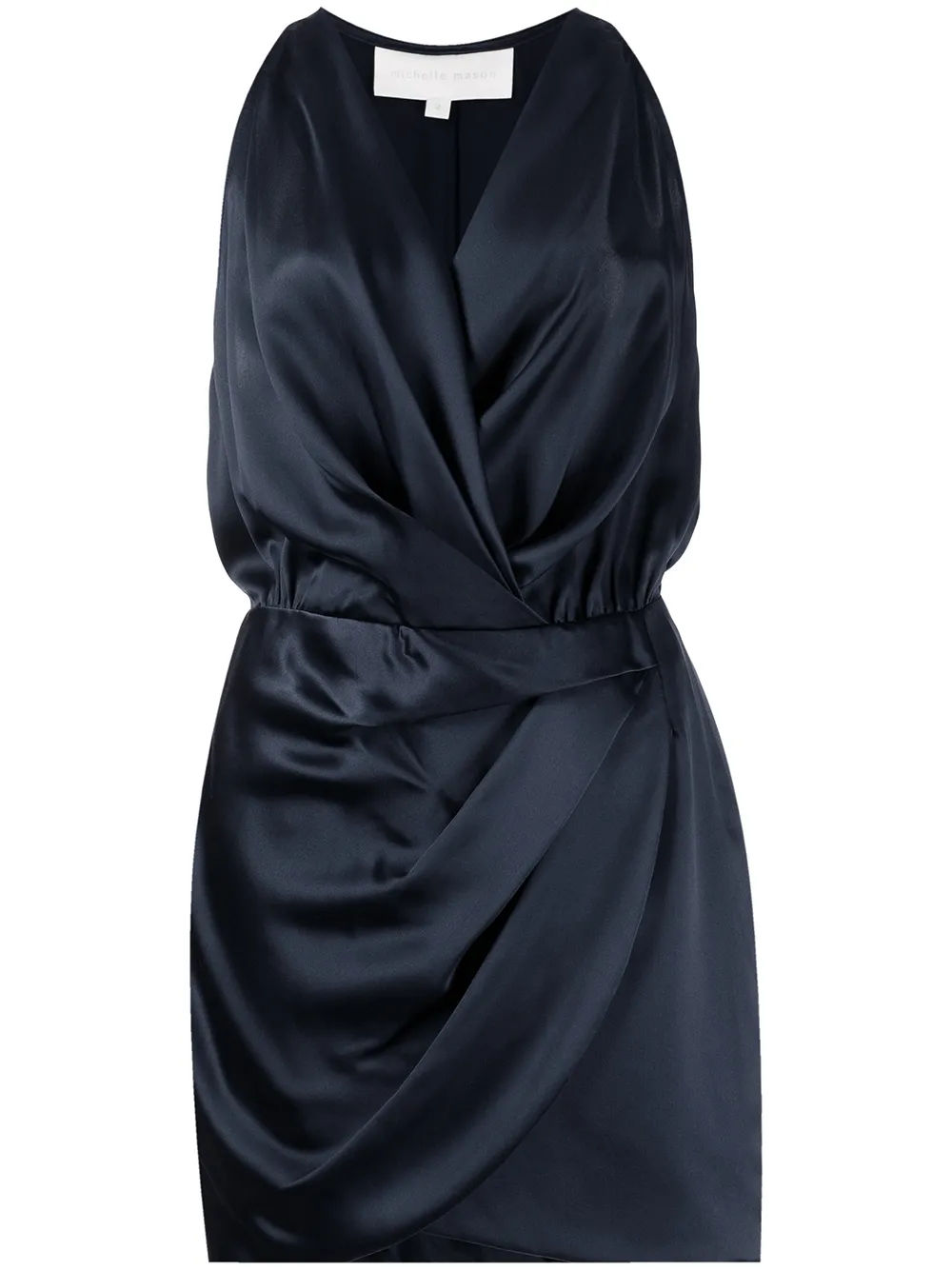 Michelle mason shop silk wrap dress