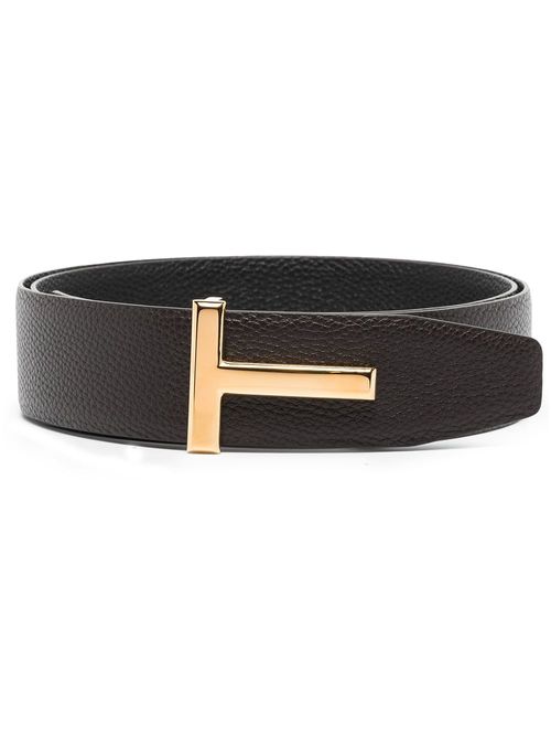 TOM FORD T logo-buckle...