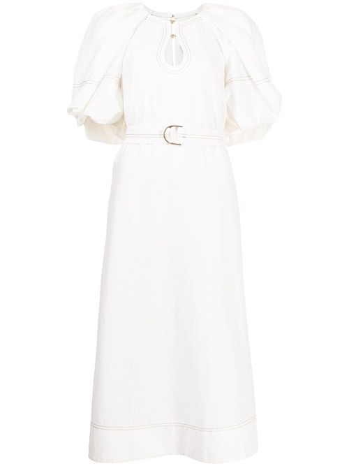 Acler Harlow puff-sleeve midi...