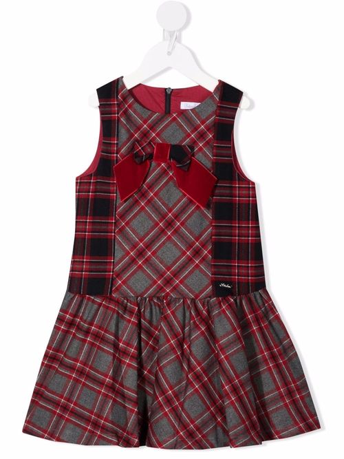 Patachou tartan-print...