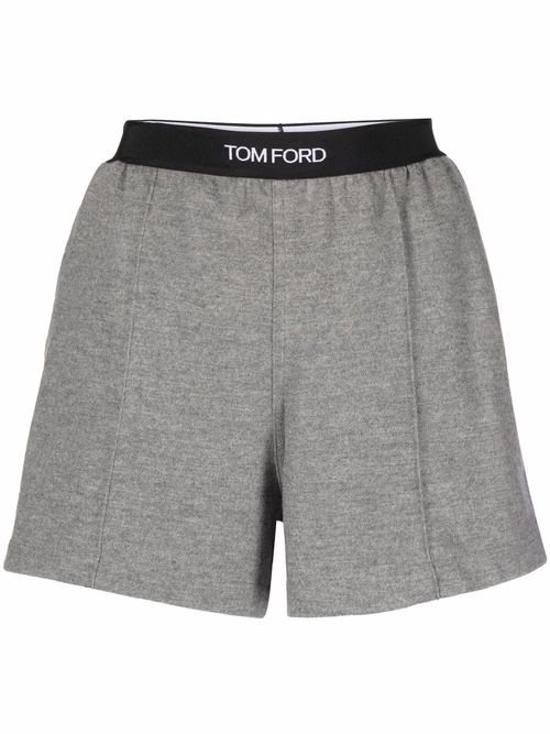 TOM FORD logo-waistband...