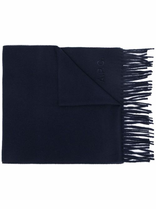 A.P.C. Ambroise wool scarf -...