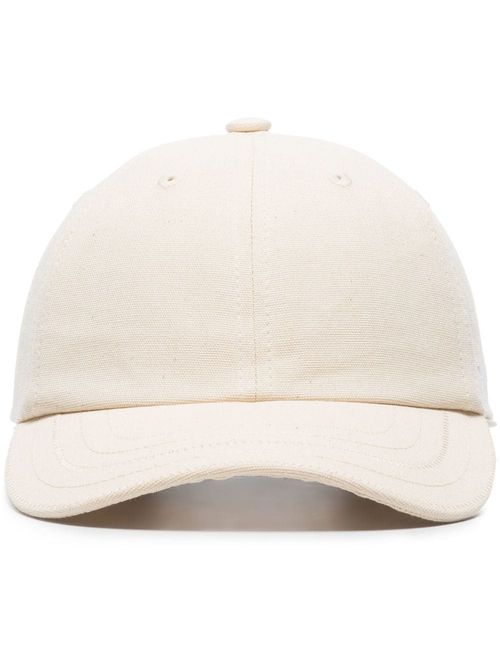 Nanushka Diamond Check Logo Baseball Cap - Neutrals