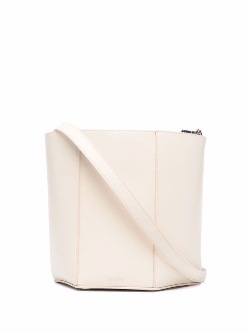 The Attico 6PM Geometric Leather Tote Bag - Farfetch