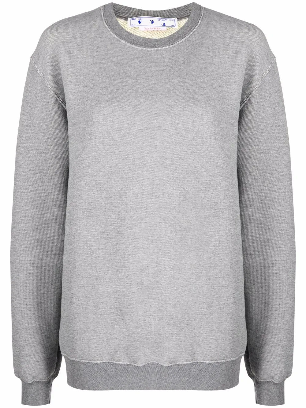 Off white best sale grey sweatshirt