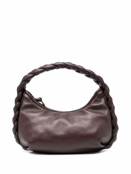 Neutral Bombon beaded leather handbag, Hereu