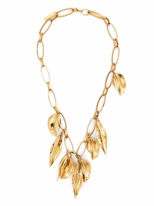 Alberta Ferretti leaf-charm...