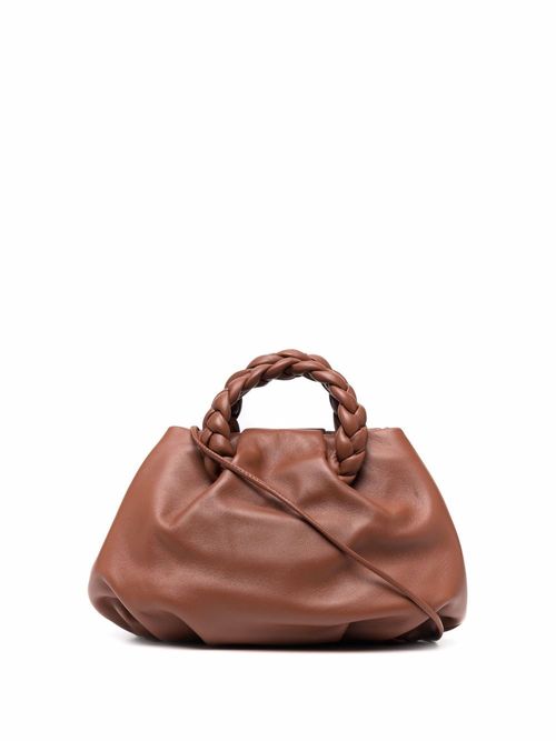 HEREU Bombon Wooden Handle Tote Bag