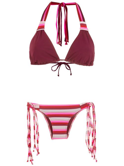 Amir Slama striped bikini set...