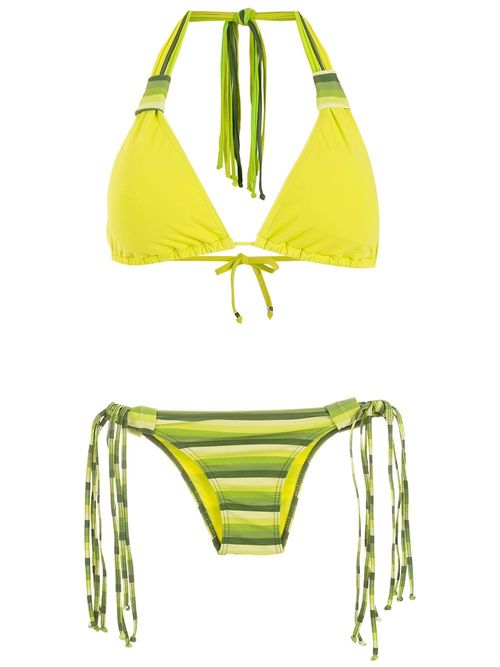 Amir Slama striped bikini set...