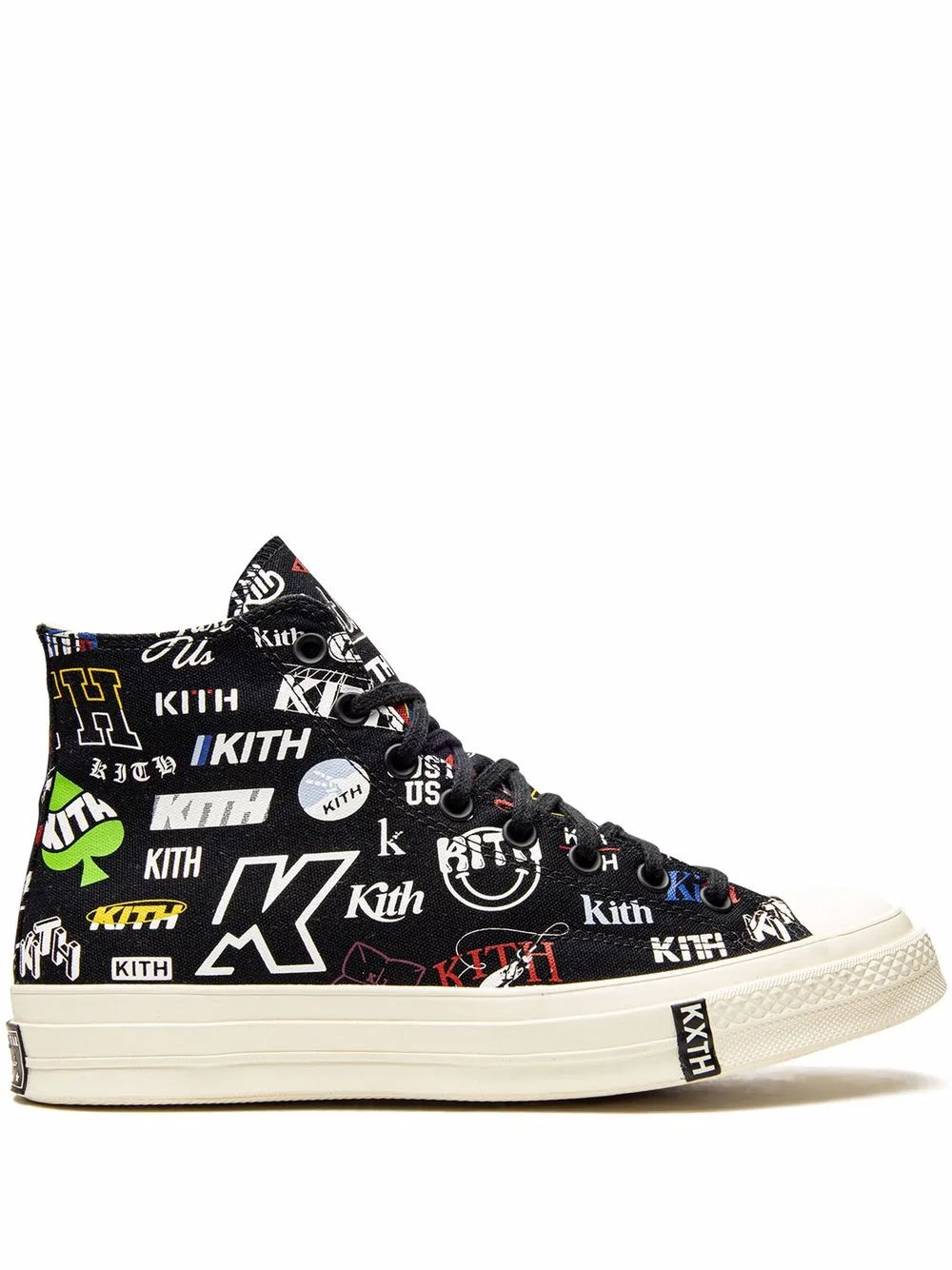 Converse x on sale hi black