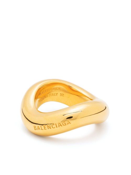 Balenciaga Loop engraved ring...