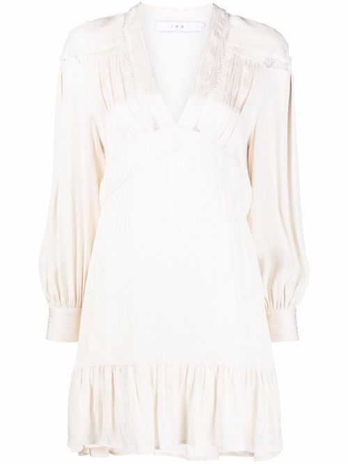 IRO lace-panel shift dress -...