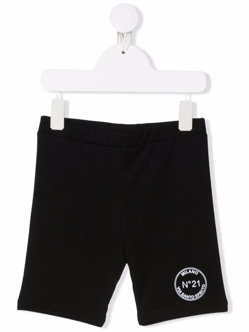 Nº21 Kids logo-print shorts -...